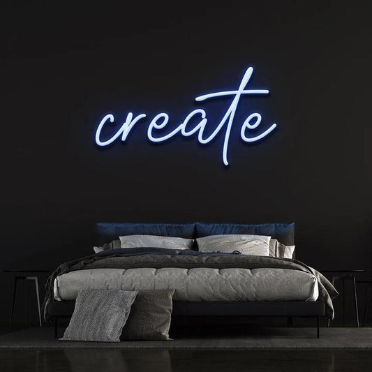 CREATE NEON SIGN-Neonsigns-Blue-45 x 90 cm-No-Neon Brothers