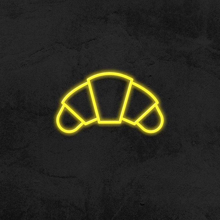 CROISSANT - LED NEON SIGN-Neonsigns-45 x 105 cm-Yellow-Neon Brothers