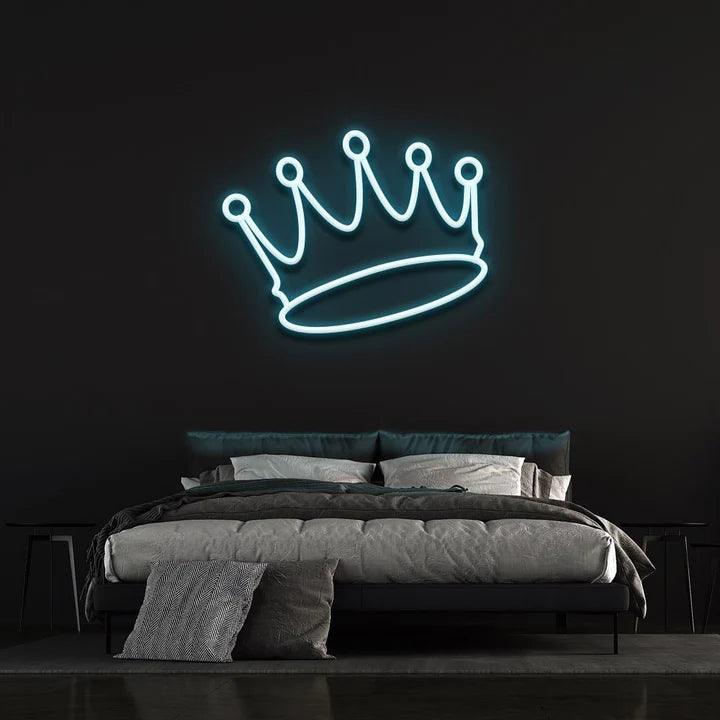 CROWN - LED NEON SIGN-Neonsigns-blue-60 x 120 cm-Neon Brothers