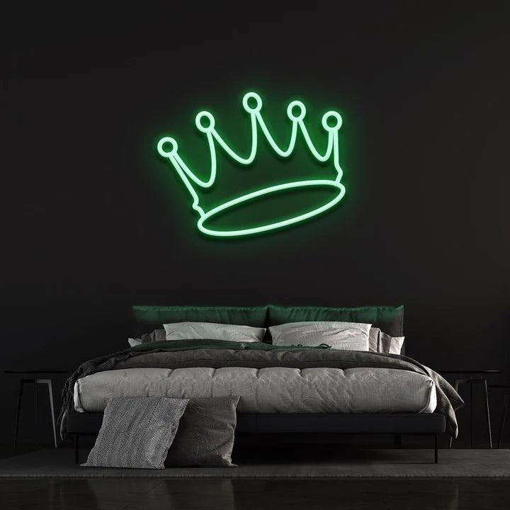 CROWN - LED NEON SIGN-Neonsigns-Green-60 x 120 cm-Neon Brothers