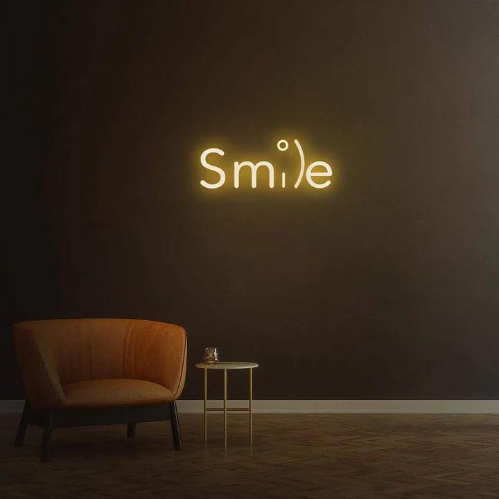 Smile - LED Neon Sign-Neonsigns-45 x 90 cm-Warm White-Neon Brothers