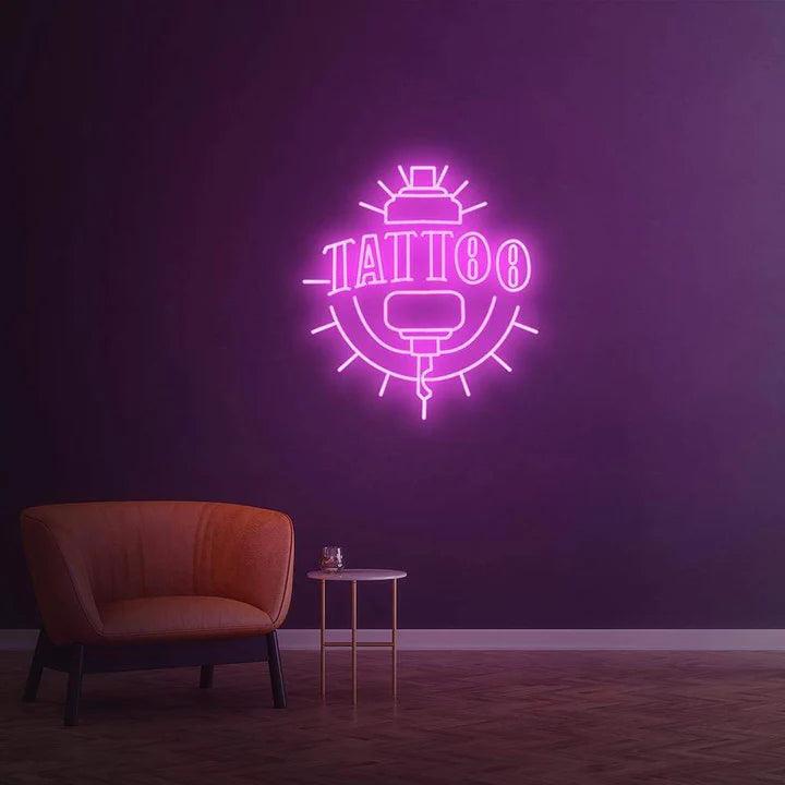 TATTOO SIGNAGE -AV LED NEON SIGN-Neonsigns-45 x 90 cm-Pink-Neon Brothers