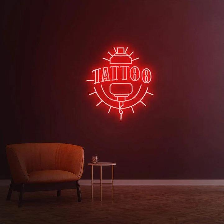 TATTOO SIGNAGE -AV LED NEON SIGN-Neonsigns-45 x 90 cm-Red-Neon Brothers