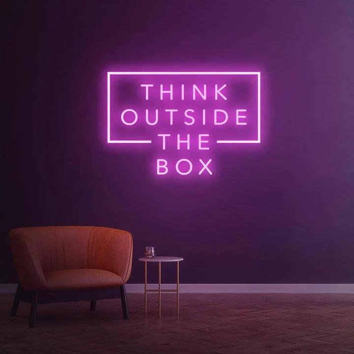 Think Outside the Box - LED Neon Sign-Neonsigns-Neon Brothers