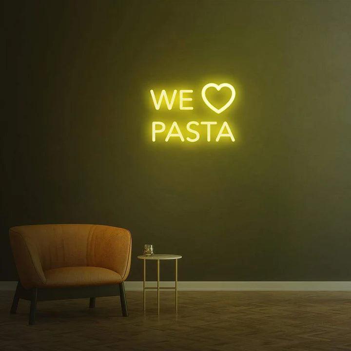 We Love Pasta - LED Neon Sign-Neonsigns-Neon Brothers